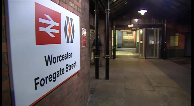 Worcester Foregate Street sign