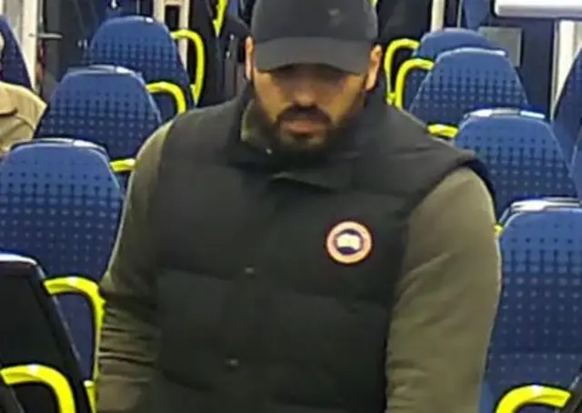 CCTV image of suspect