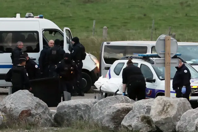 In nearby Sangatte, French police earlier recovered a body from the beach as crossings continue