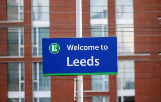 Leeds station sign