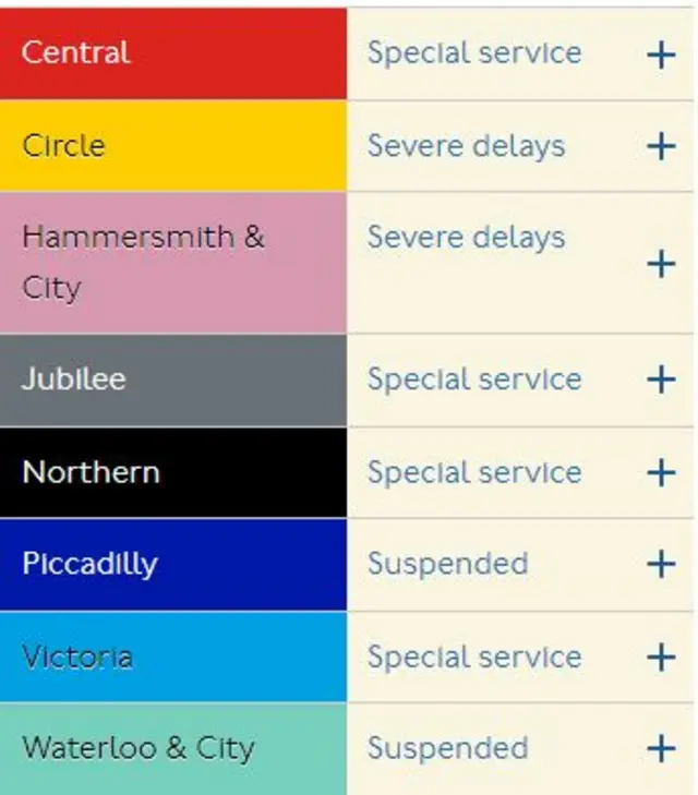 TfL service update