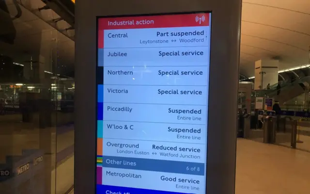 Stratford Tube station sign