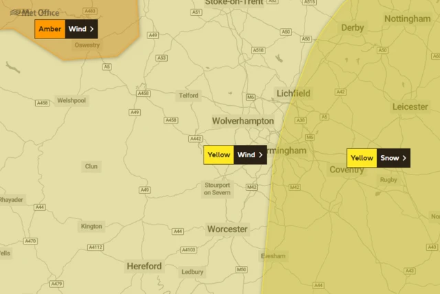 Met office map