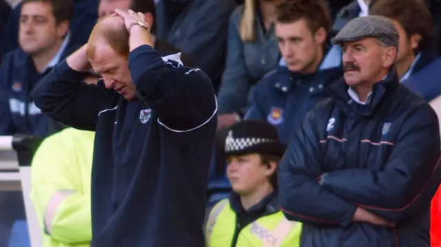 Gary Megson and Frank Burrows