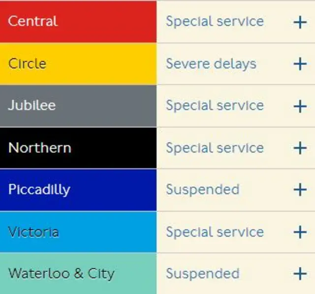 TfL service update