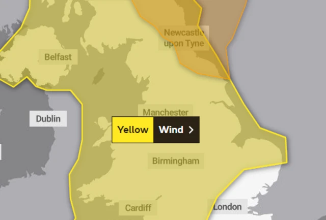 Met Office map