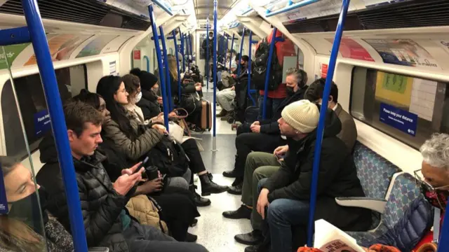 Victoria line at Finsbury Park