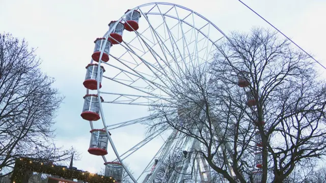 Ferris wheel at Edinburgh's Christmas Market