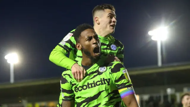 Forest Green celebrate