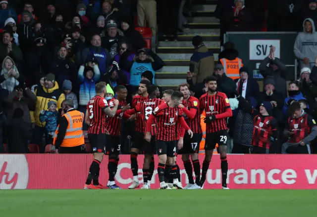 Bournemouth celebrate