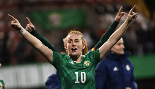 Rachel Furness became Northern Ireland's all-time leading goalscorer.