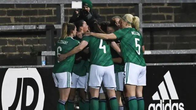 NI celebrate Kirsty McGuinness' opener