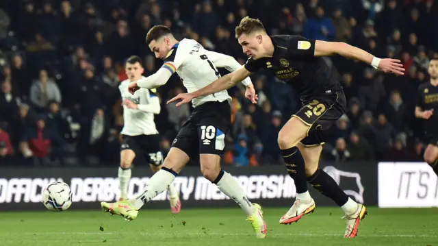 Tom Lawrence scores for Derby