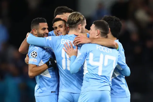 Man City celebrate