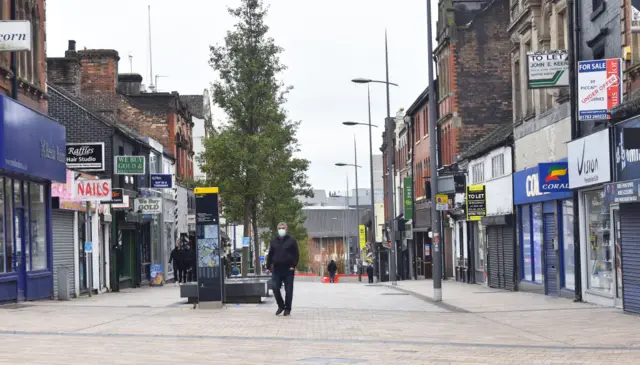 Stoke-on-Trent high street