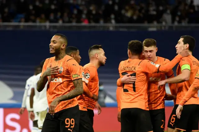 Shakhtar celebrate