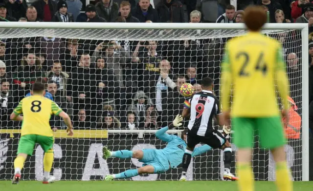 Newcastle United, Wilson penalty, Norwich