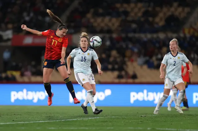 Amaiur Sarriegi Isasa heads Spain in front