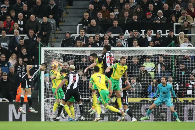 Newcastle, Norwich, Billy Gilmour handball