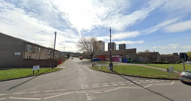 Stoney Rock Lane/Fraser Street junction, Leeds