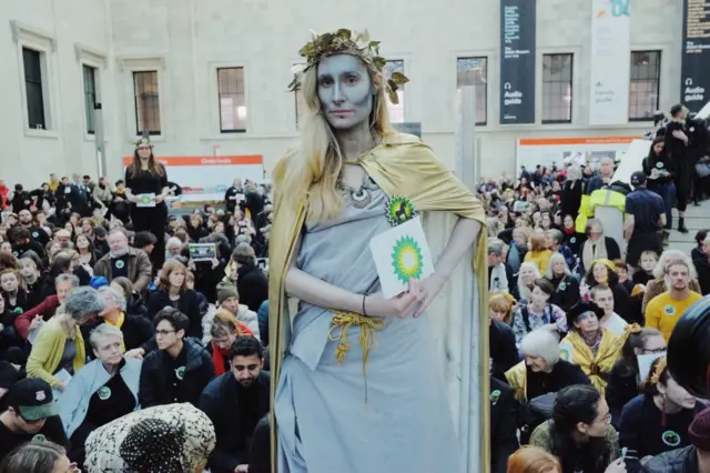 Protest in the British Museum