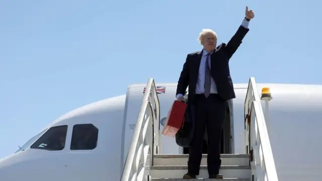 Mr Johnson flying to Cornwall ahead of the G7 summit in June