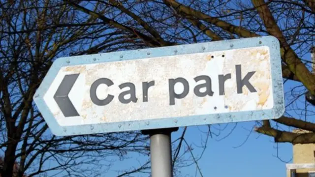 Car park sign