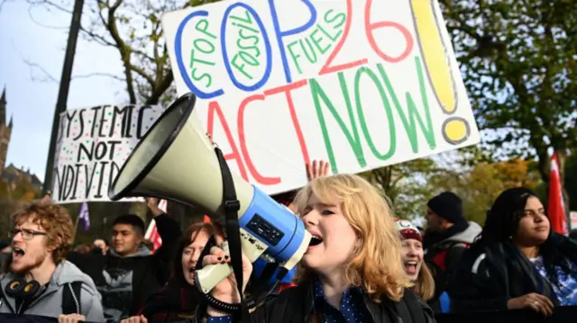 Activists in Glasgow