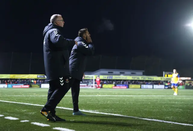 AFC Sudbury's joint managers