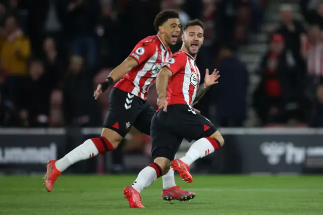 Adam Armstrong scores for Southampton