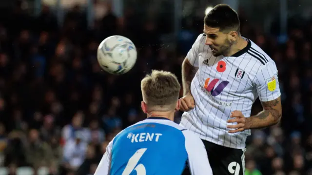 Aleksandar Mitrovic scores