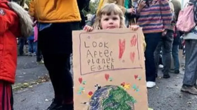 Protesters of all ages took to the streets of Cardiff