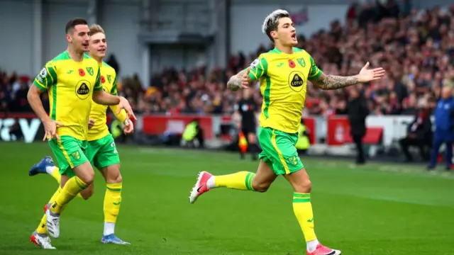 Brentford 0-1 Norwich