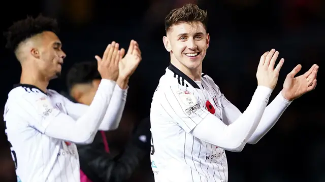 Fulham celebrate