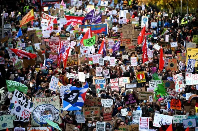 Glasgow youth protest