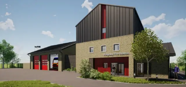 Proposed new Keighley Fire Station