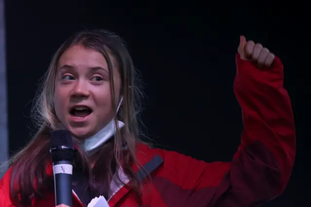 Greta Thunberg in Glasgow