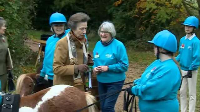 Princess Royal at the opening