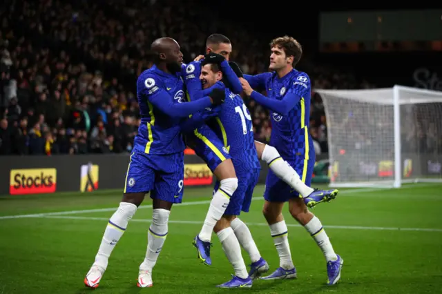 Chelsea celebrate