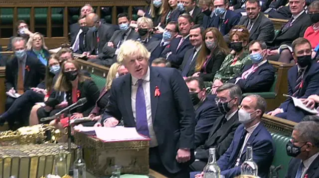 Boris Johnson at PMQs