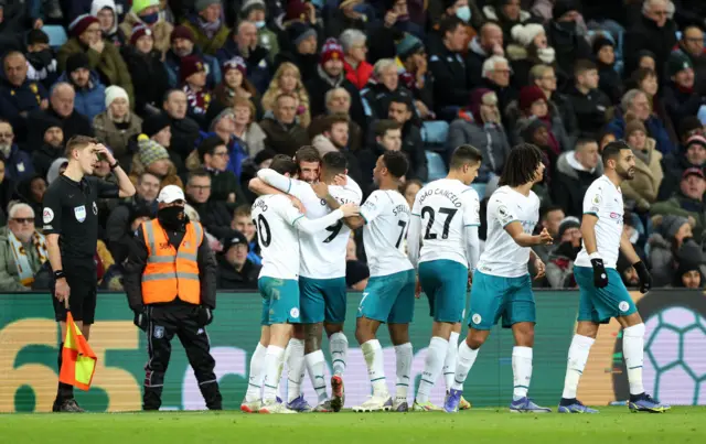 Man City celebrate