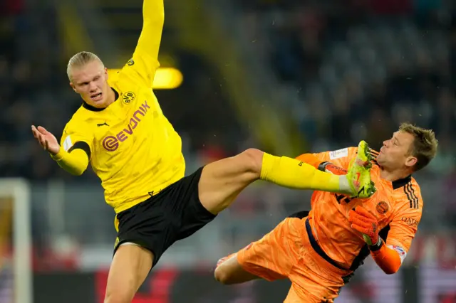 Haaland and Neuer