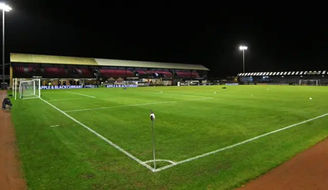 Friday night football at Somerset Park this evening