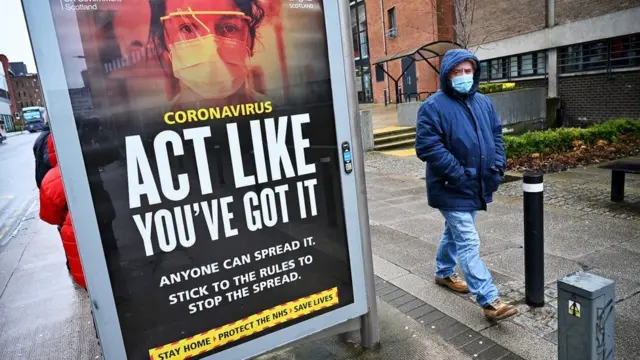 'Act like you've got Covid' poster