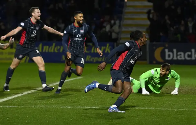 Ross County celebrate