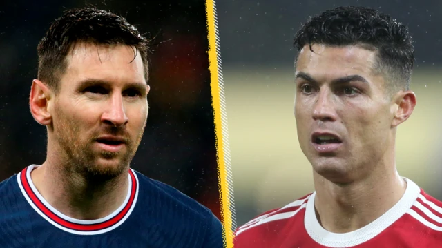 Lionel Messi and Cristiano Ronaldo