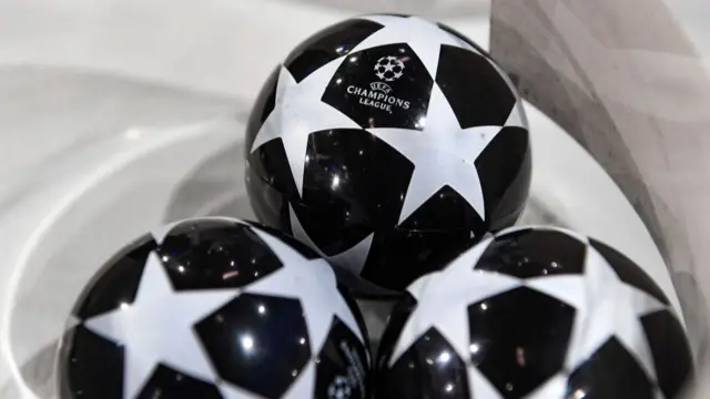 Champions League draw balls