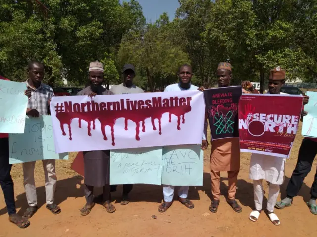 Protesters in Abuja