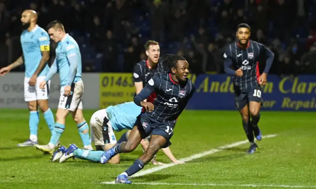 Regan Charles-Cook scored the winner for Ross County against Dundee on Saturday