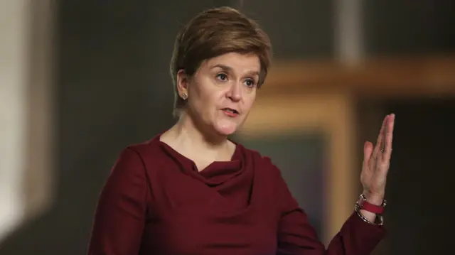 First Minister Nicola Sturgeon